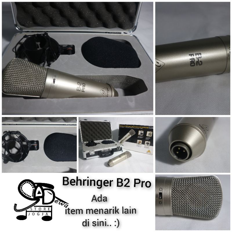 BEHRINGER B-2 PRO B2 MIC CONDENSER MICROPHONE CONDENSOR MIKROFON