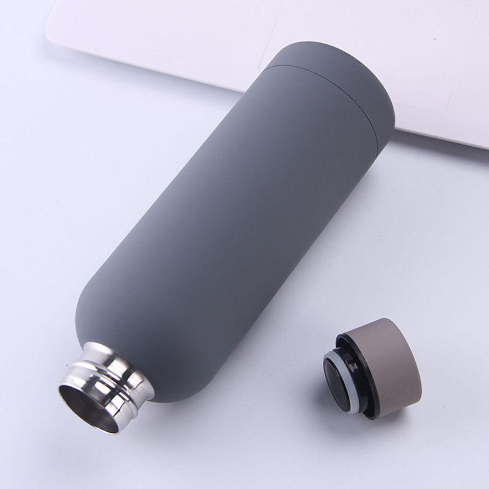 Top 500ml Thermal Flask Portable Warna Vakum Outdoor Olahraga Travel Mug