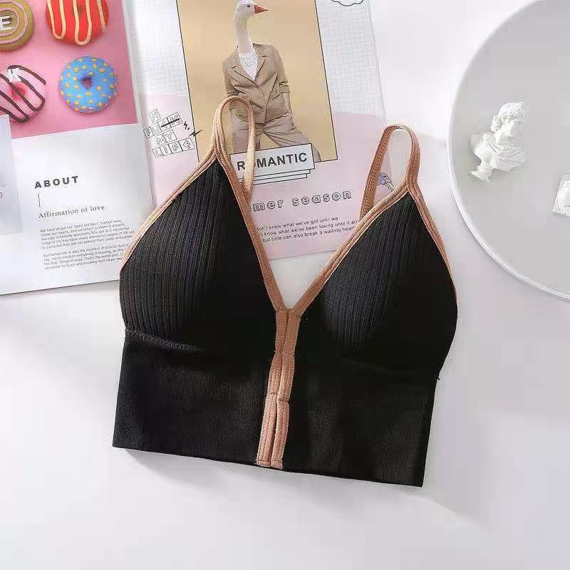 BRA FASHION TR47 OLAHRAGA PUSH UP WANITA TANPA KAWAT ELASTIS SEXY IMPORT-8