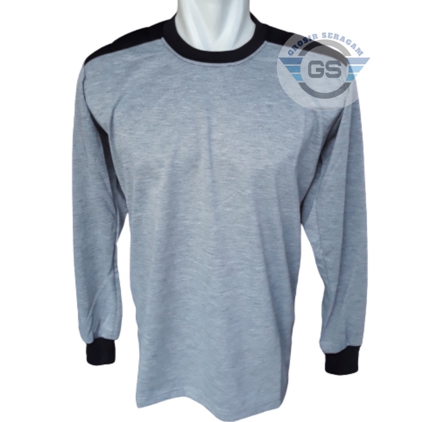 Kaos Lapangan Abu Abu Kaos Panjang PMR Pramuka