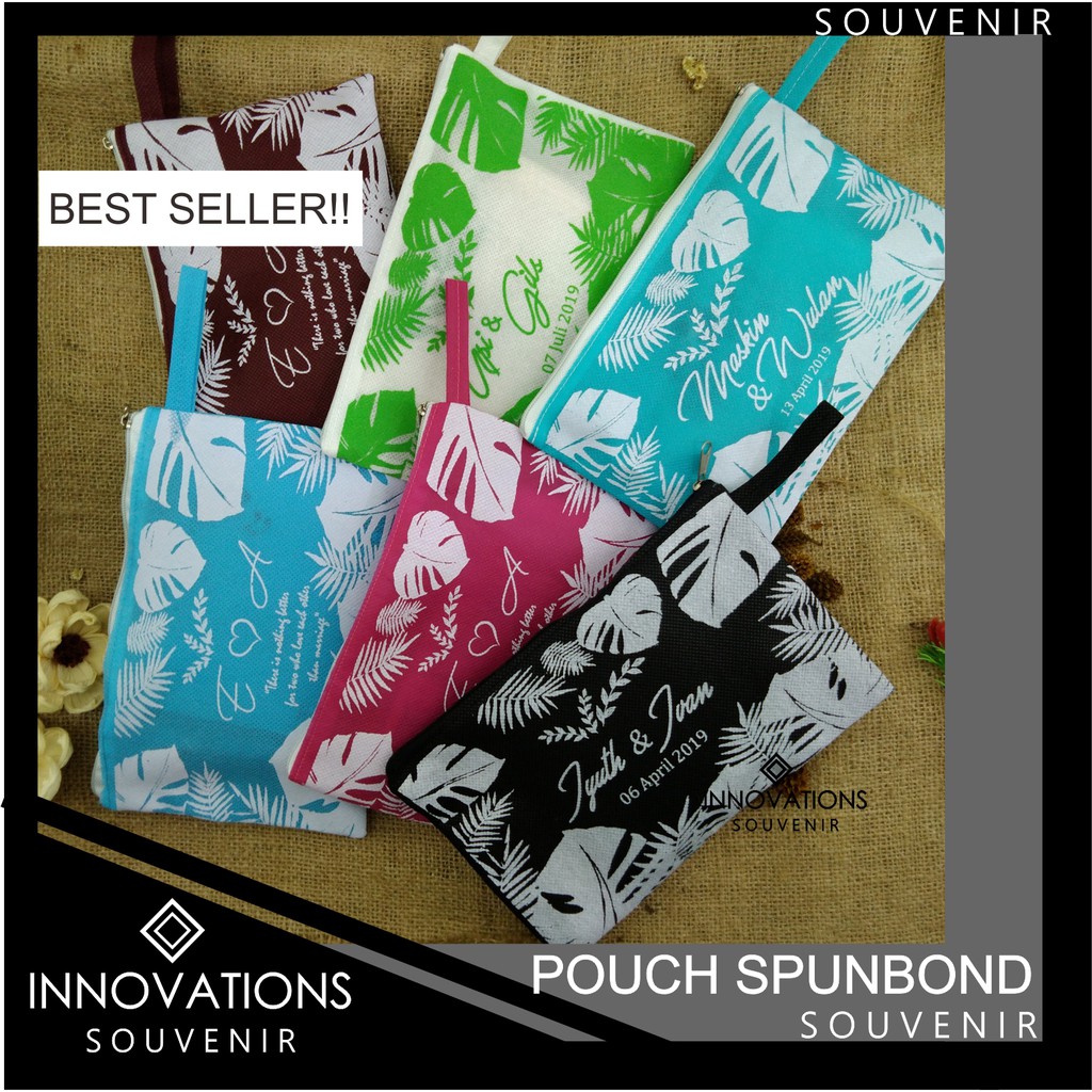 Souvenir Dompet Spunbond Ukuran 20 x 12