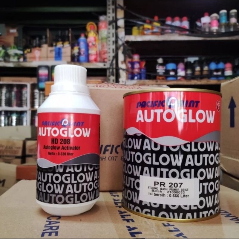 Etching Primer Autoglow Wash Primer Beige PR 207 1.L Set