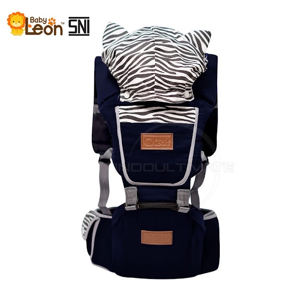 5in1 Way Hipseat + Penutup Kepala Baby BABY LEON Carrier Gendongan Duduk Bayi gendongan depan kanguru ransel perlengkapan traveling