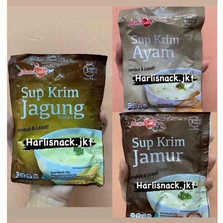 

SUP KRIM MAMA SUKA / JAGUNG / AYAM / JAMUR