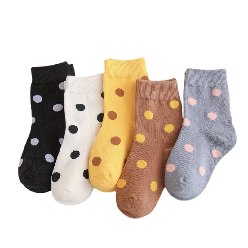 Kaos Kaki Anak Laki Laki Anak Perempuan Unisex POLKADOT / Kids Girl Boy Sock Socks