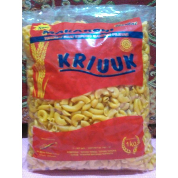 

TERLARIS MAKARONI KONDANG MENTAH TERBAIK RENYAH GURIH MANTAP KRIUK NGEHE 1 KG MURAH MERIAH MURMER