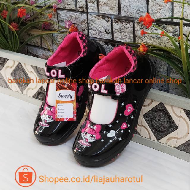 SEPATU LOL ANAK TK PAUD LUCU SIZE 26-35 SPORTY HELLO