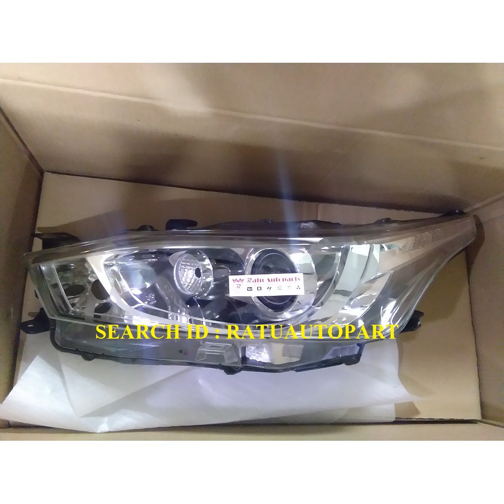 HEADLAMP LAMPU BESAR DEPAN ALL NEW YARIS 2014-2017