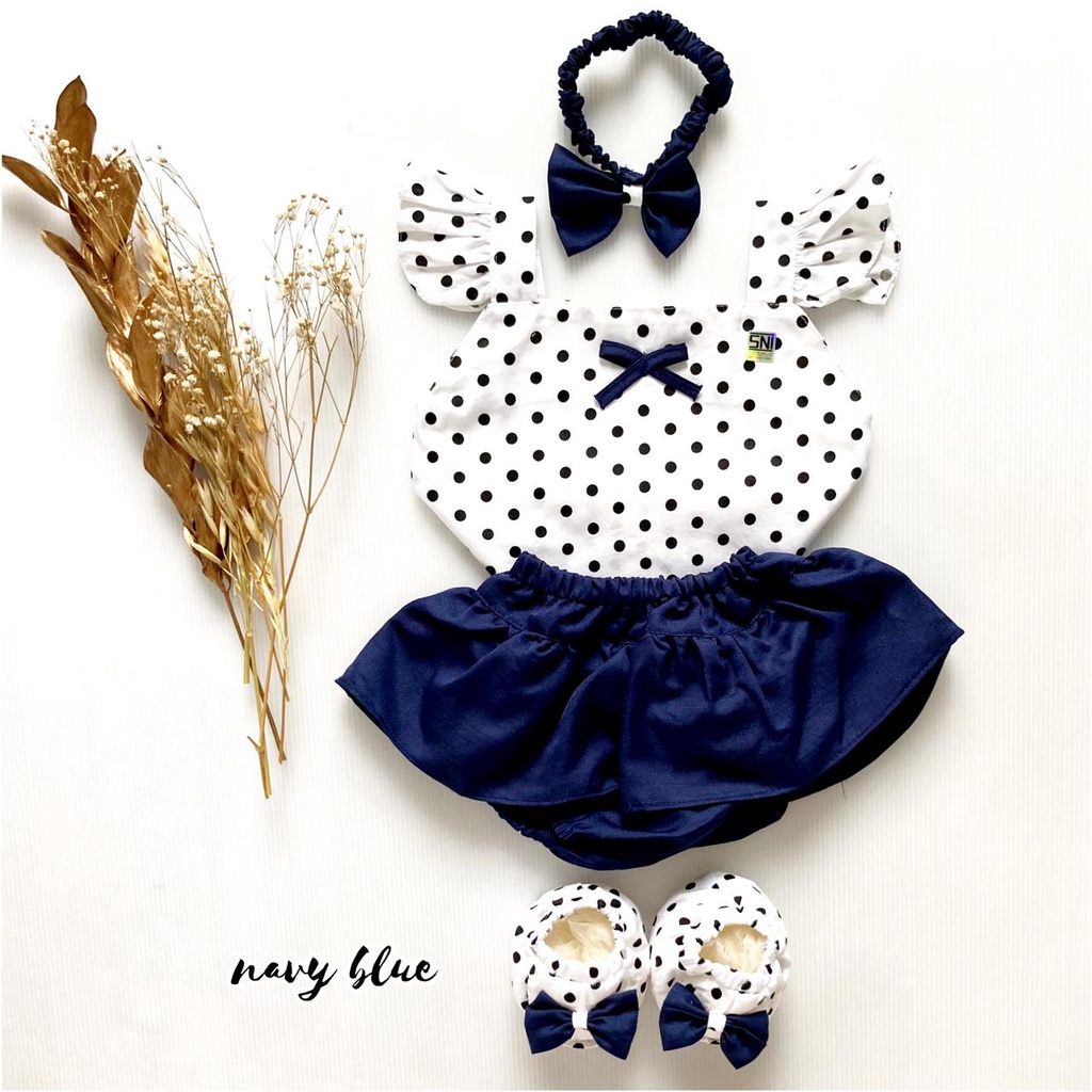 CORRY / SHANIKA overall / CLARA / GIANNA TALITHA Baju Setelan Jumper Rok Bunga Bandana Sepatu Pergi Lucu Fashion Anak Bayi Perempuan Cewek-4