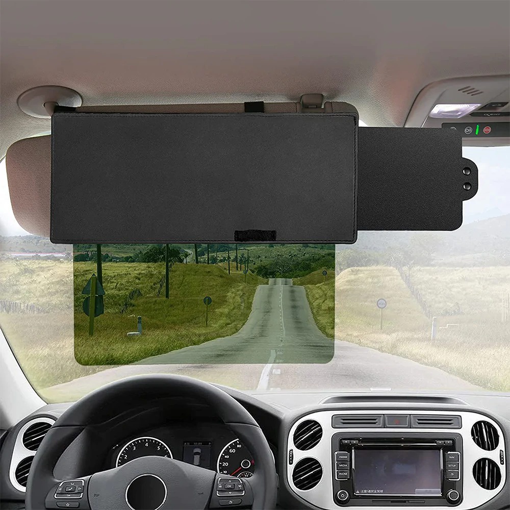 Sunvisor Sun Shade Extender 2 in1 Kaca Sun Visor Anti Silau Matahari