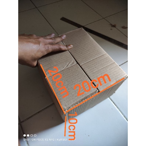 

dus kardus packing 20x20x10 untuk packing toko online bisa costume size