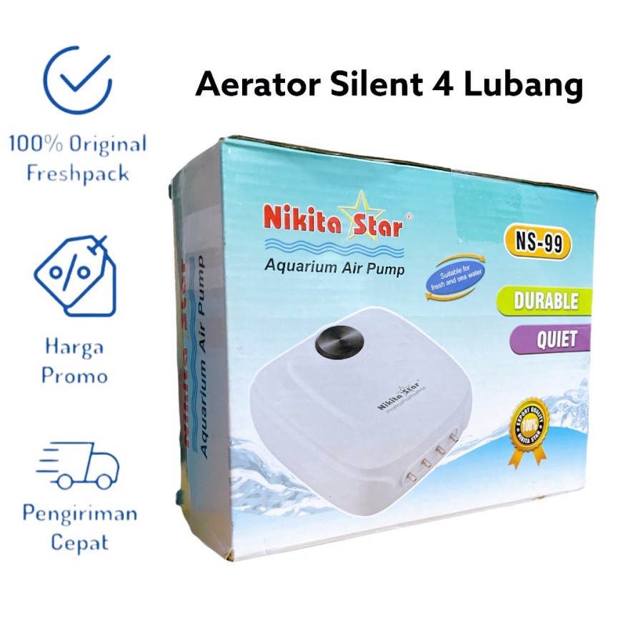 AERATOR 4 LUBANG SILENT NIKITA STAR NS99