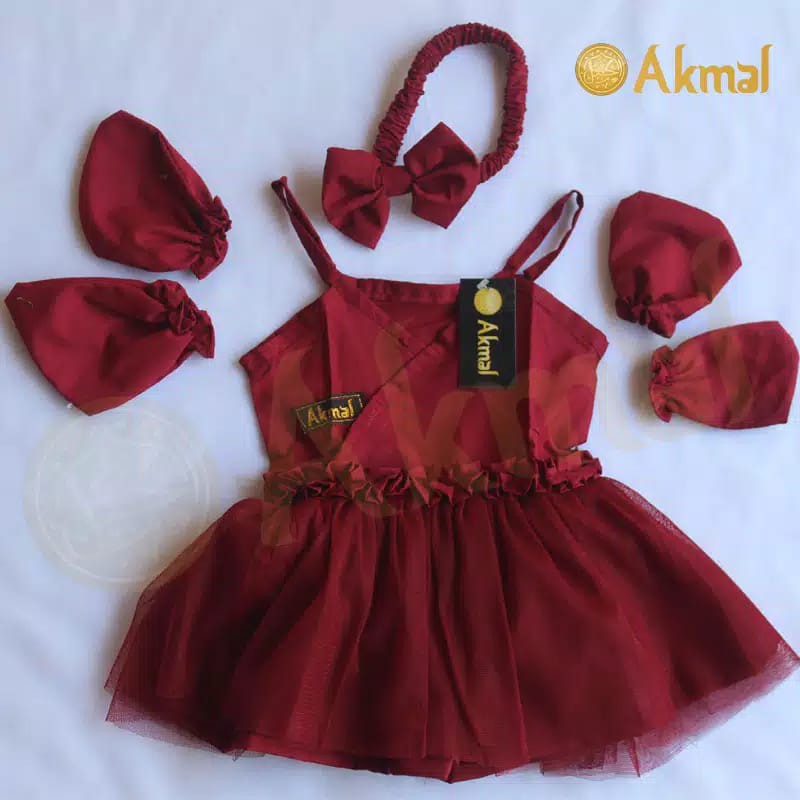 Akmal Dress Tutu Kd 1 Dress bayi perempuan baju bayi perempuan 0 6 bulan dress bayi perempuan 0 6 bu
