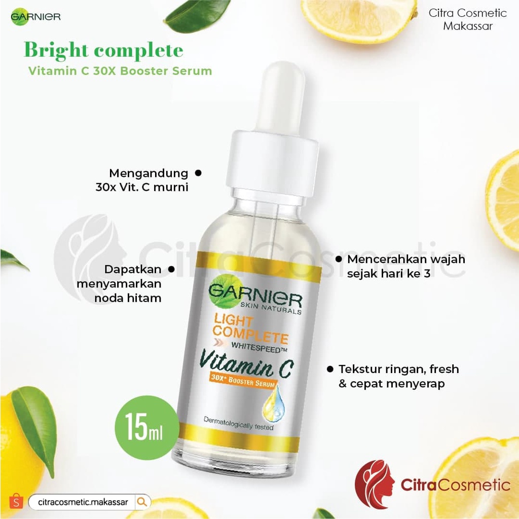 Garnier Bright Complete Series Face Wash 100Ml | Vitamin C Day Serum | Anti Acne Facial Wash | Booster Serum | Facial Mask