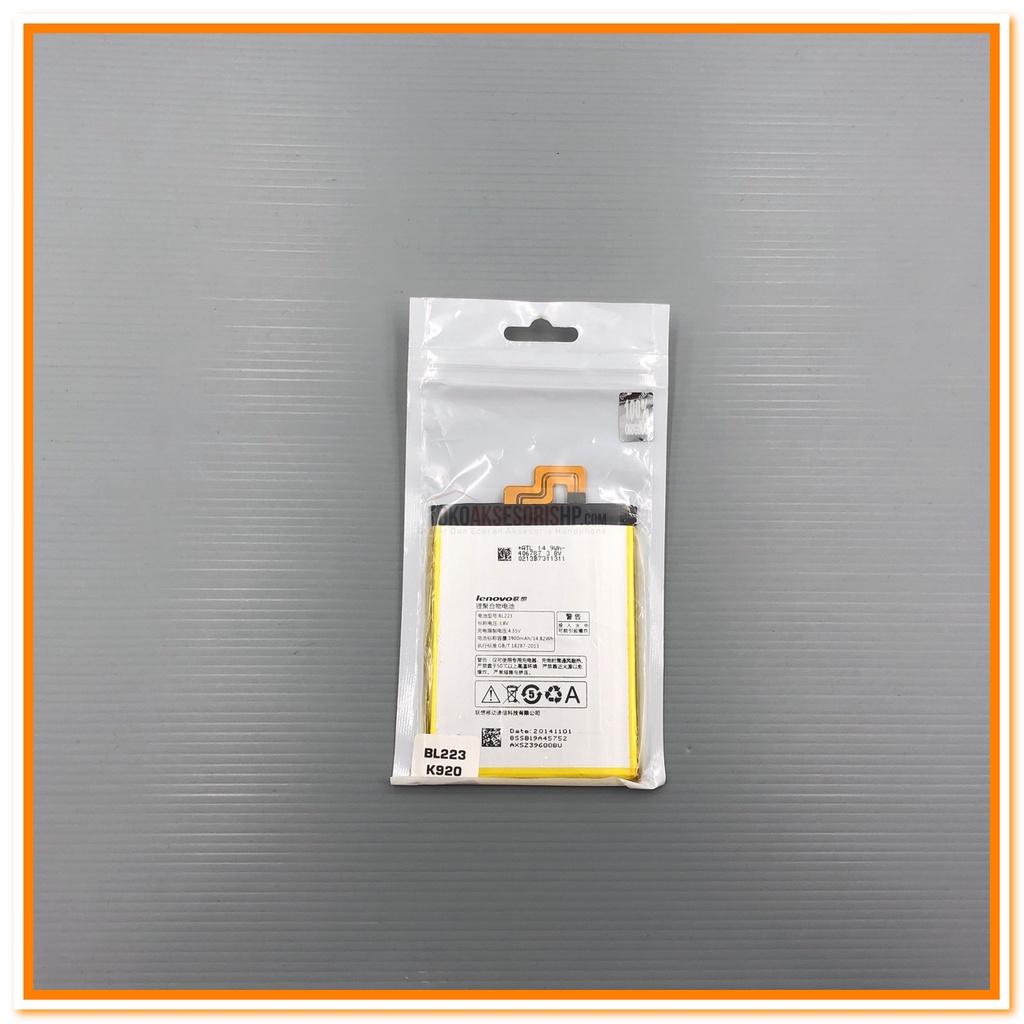 BATERAI LENOVO K920 BATERAI LENOVO VIBE Z2 BATERAI LENOVO BL223 ORIGINAL