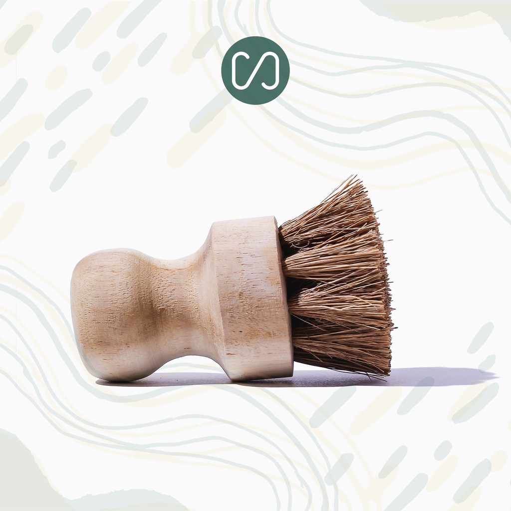 Sustaination Sikat Cuci Piring Kayu Kelapa Natural Sustaination Sikat Cuci Piring Kayu Kelapa Natural