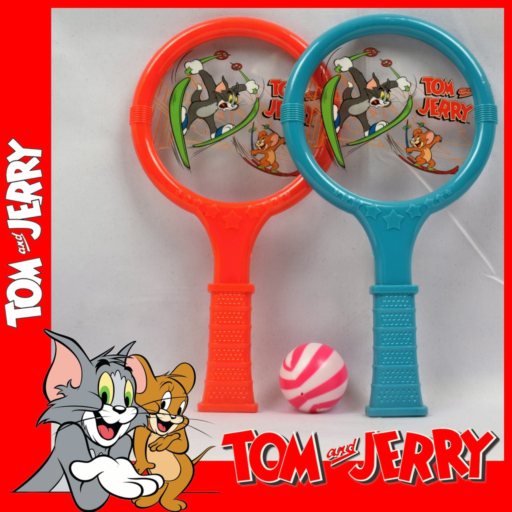 BELI 1 GRATIS 1 ! RAKET TENIS TOM &amp; JERRY MAINAN ANAK SPORT &amp; GAME