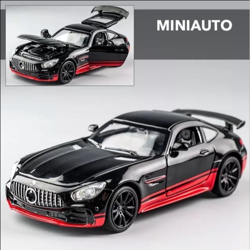 DIECAST Mobil Mercedes Benz AMG GTR Transformers Skala 1:32 Miniatur Mobil Miniauto4