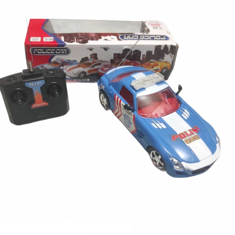 RC Mobil Police Car Lampu I mainan mobil remote control