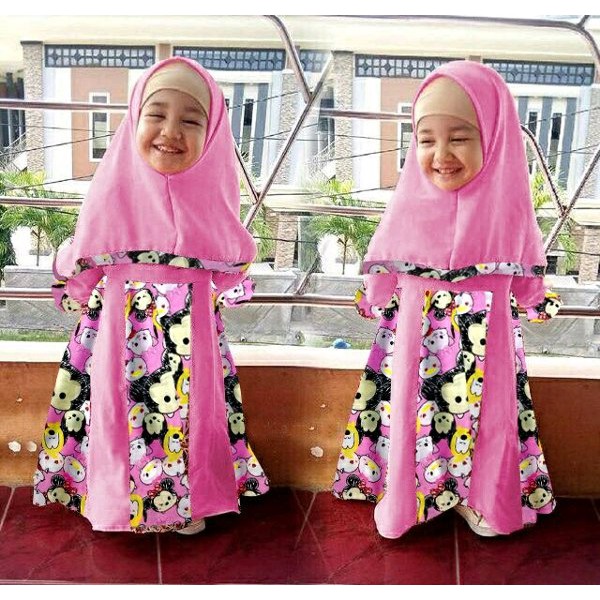 Baju gamis anak marsha