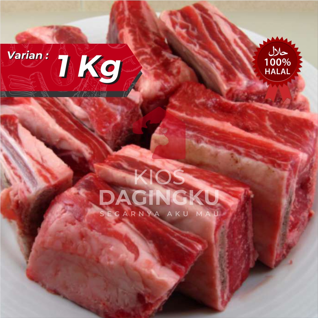 

IGA SUPER / SHORT RIBS / PREMIUM BEEF @1Kg