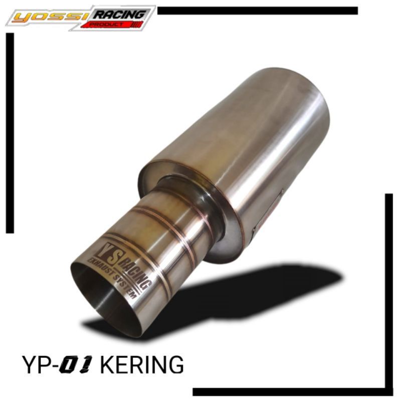 knalpot mobil bass adem kering emuk racing ys ys omega  spoon yossi racing
