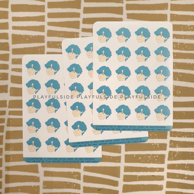 

V BTS sticker sheet (kiss cut)