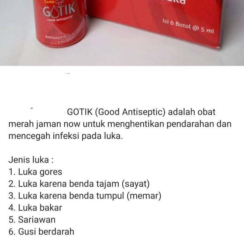 gotik antiseptik