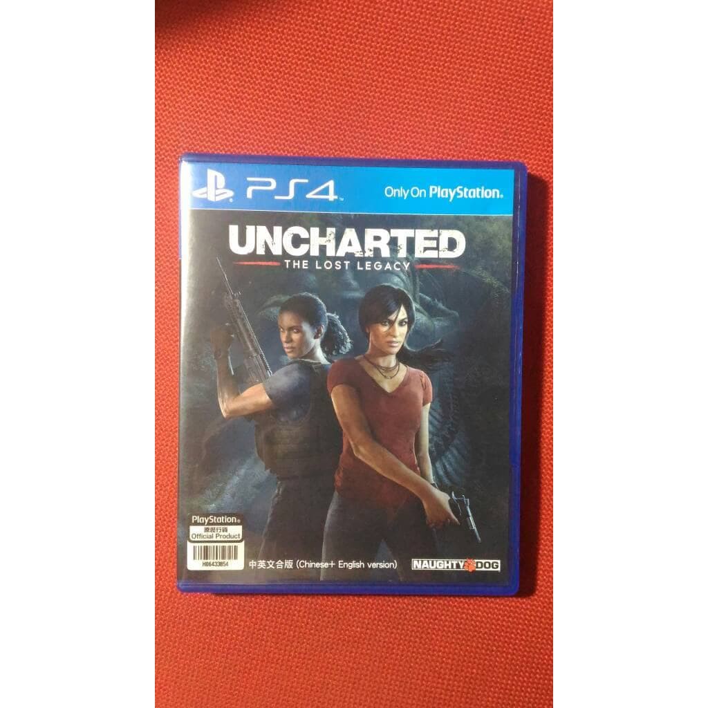 kaset game bd ps4 ps 4 uncharted the lost legacy bekas playstation 2nd used preowned seken second