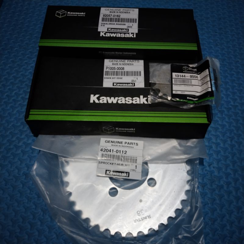 gearset gir set  chainkit edge original Kawasaki P1005-0008