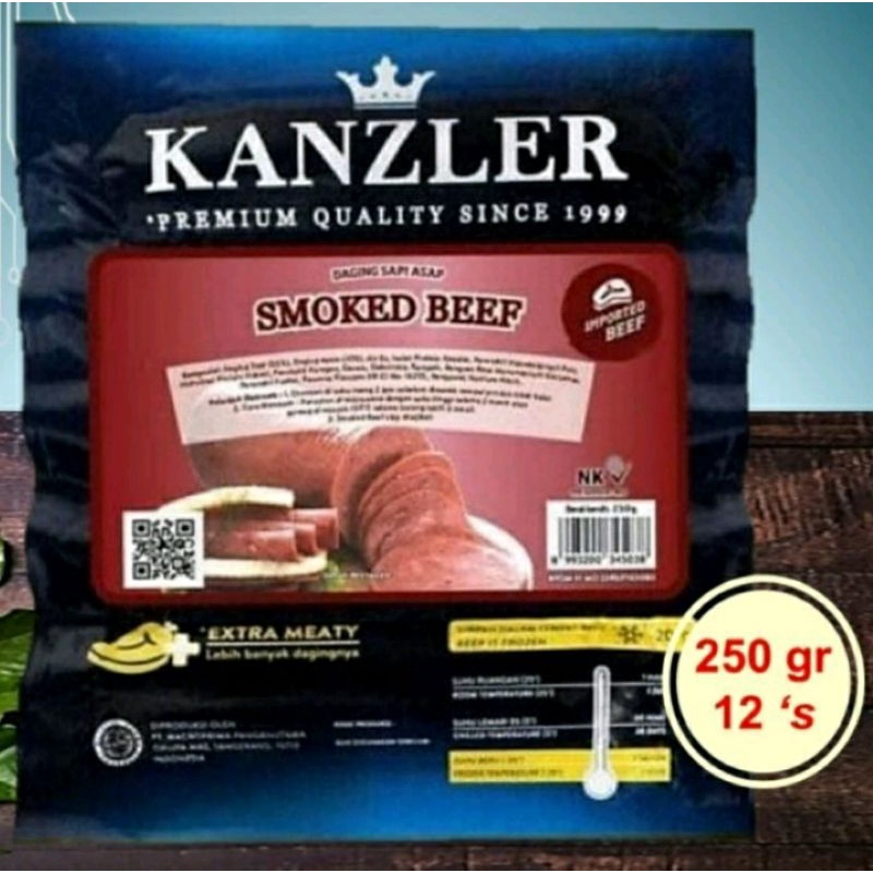 

Kanzler Smoked Beef 250 gr