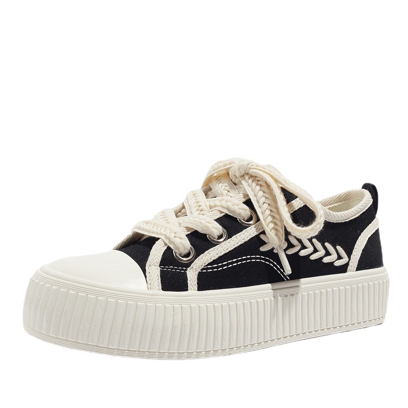 Sepatu kekinian- Sepatu Canvas Comfy Wanita BEIER shoes Sepatu wanita kekinian 2023 Canvas Korea Des