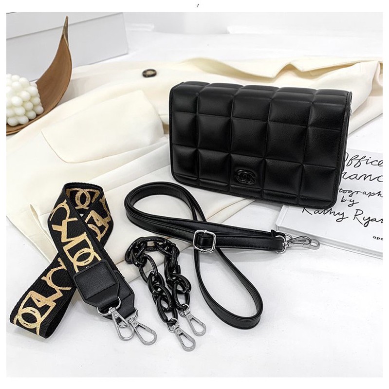 ✨✨FREE 3 TALI STRAP RANTAI KULIT✨✨ TAS SELEMPANG HANDBAG SHOULDER SLINGBAG IMPORT KONDANGAN LB- 172