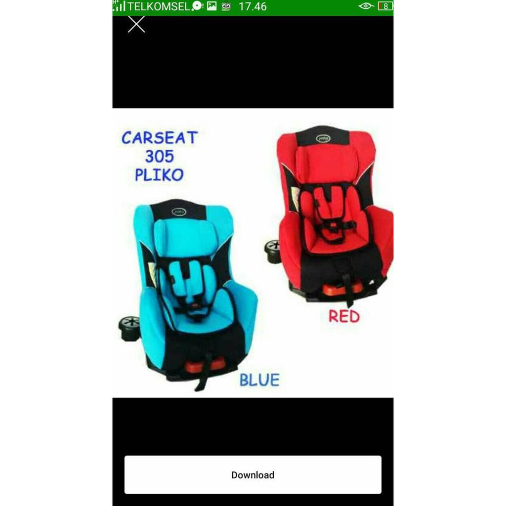 Terbaru Car Seat Pliko 305 Khusus Gosend/Gojek Promo