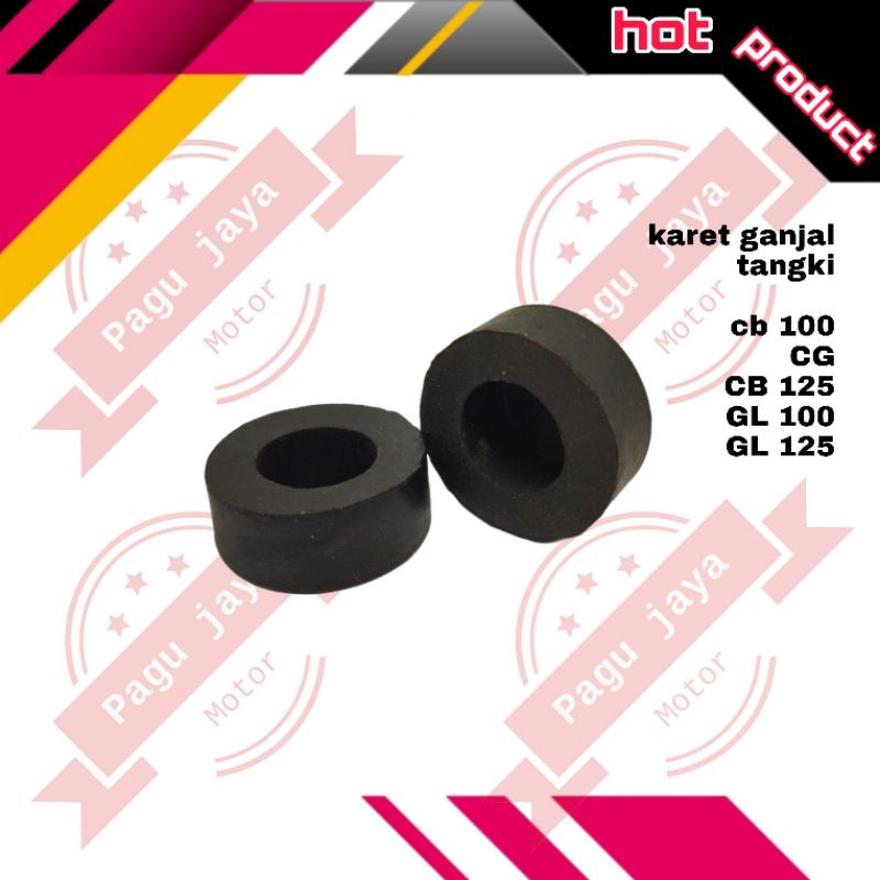 karet ganjal ganjel tengki tangki cb 100 125 CG gl 100 125 1 set isi 2