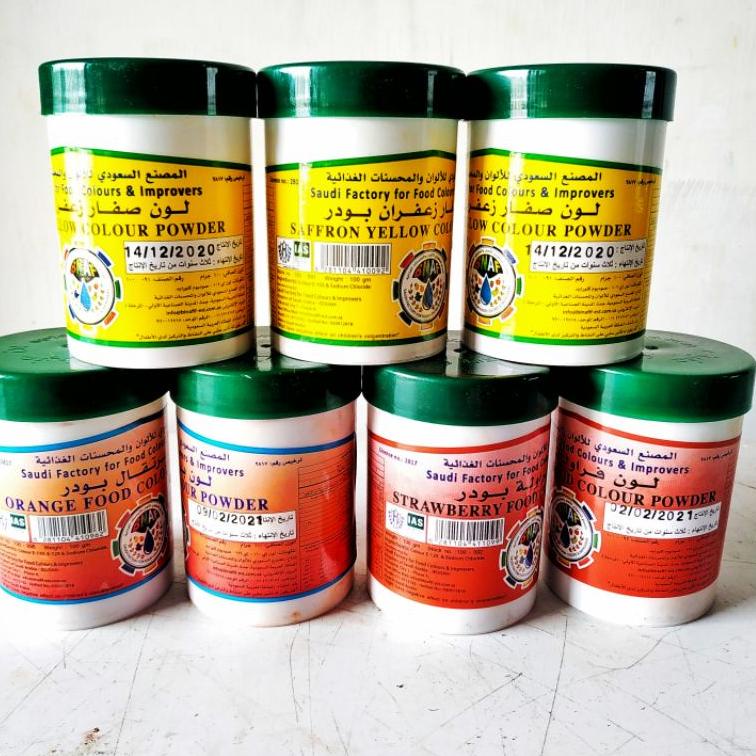

[DISCOUNT MFJ45] Saffron Yellow colour powder pewarna nasi bubuk safron bubuk kuning saffron orange saffron strawberry Dijual