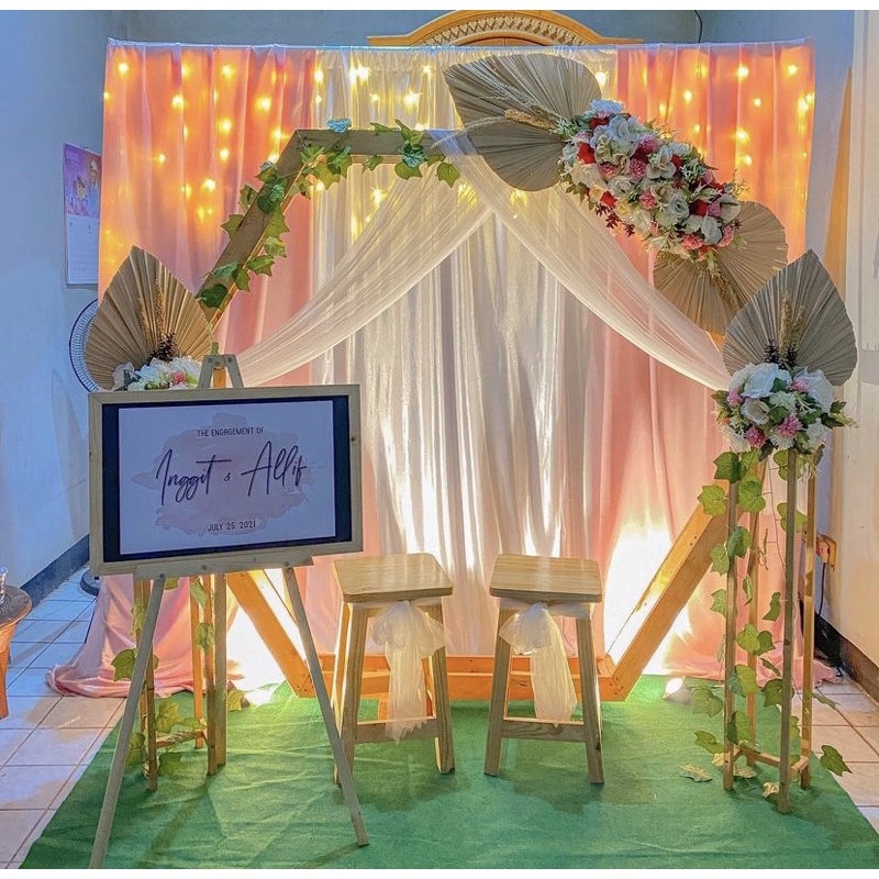 SEWA BACKDROP LAMARAN MURAH MERIAH JABODETABEK