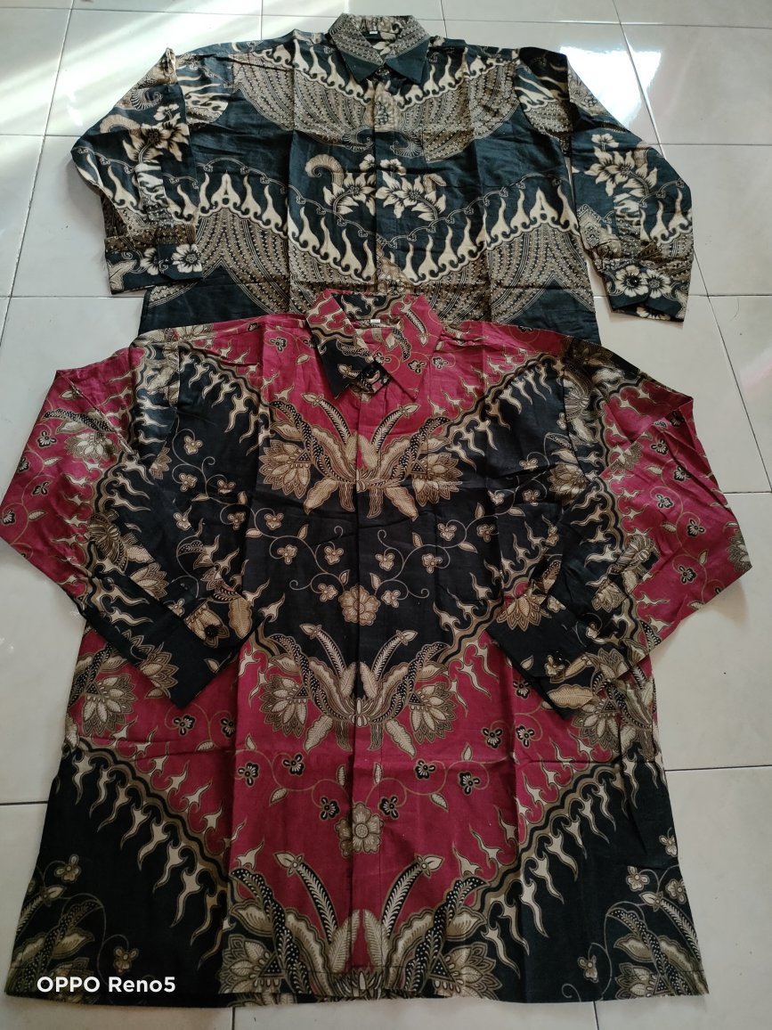 Batik Pria Lengan Panjang Kemeja Batik Pria Lengan Panjang M L Xl Xxl Xxxl