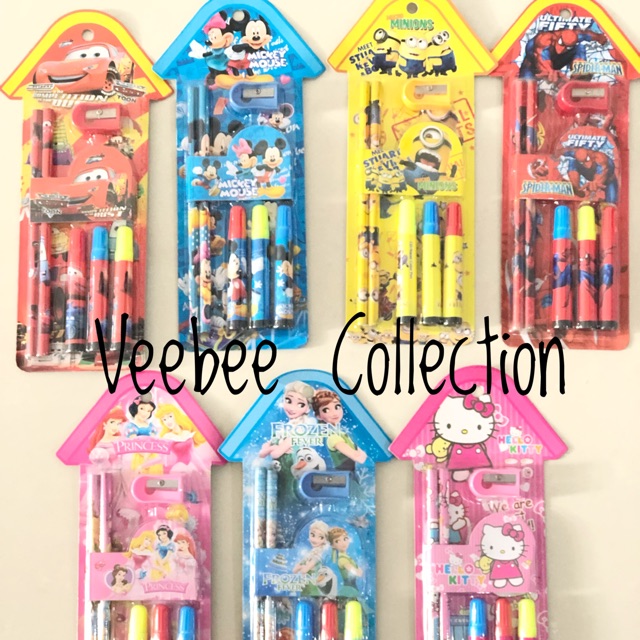 

Alat tulis set kecil/ alat tulis ulang tahun/ sovenir ulang tahun/gift/ hadiah/ sovenir/ alat tulis