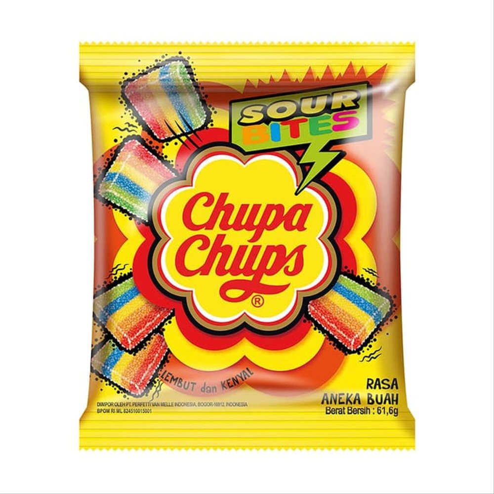 

CHUPA CHUPS SOUR BITE FRUIT 61.6GR