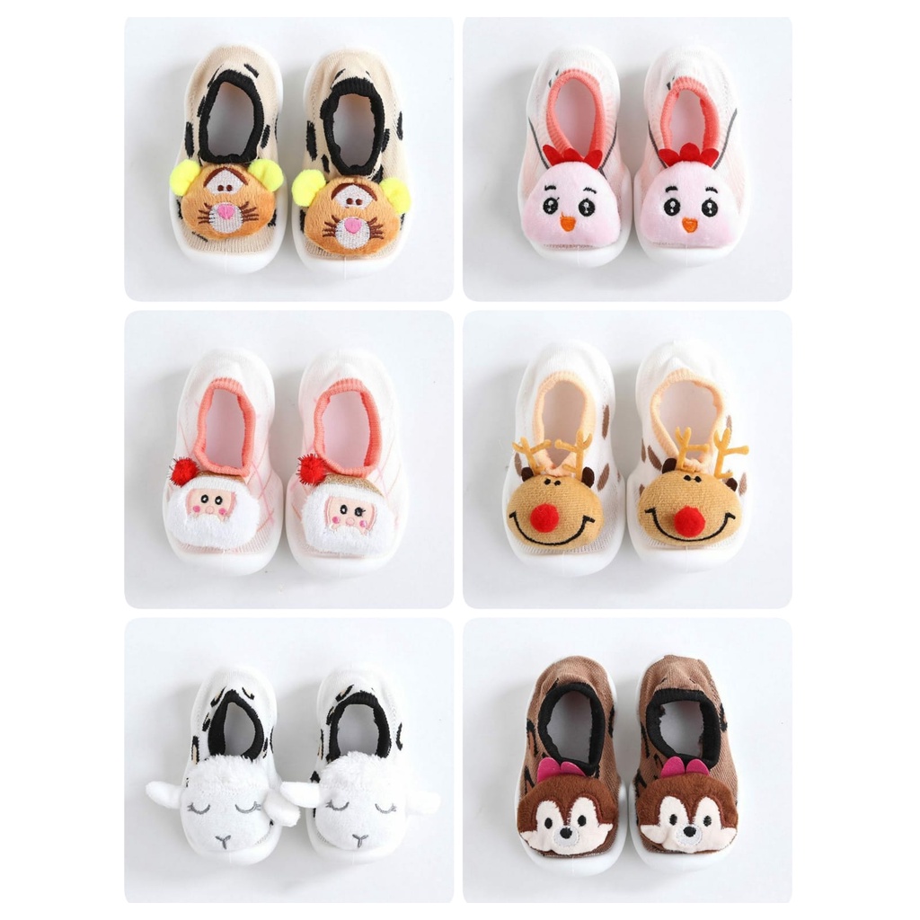 Skidder Prewalker Sepatu Bayi/ Sepatu bayi alas karet LYME SK11