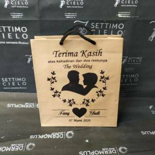 Paperbag Wedding 22x7x27 Paper Bag Souvenir Wedding Paperbag Wedding 22x7x27 Paper Bag Souvenir Wedding