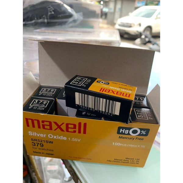 Batre baterai jam Tangan maxell japan 379 SR521SW