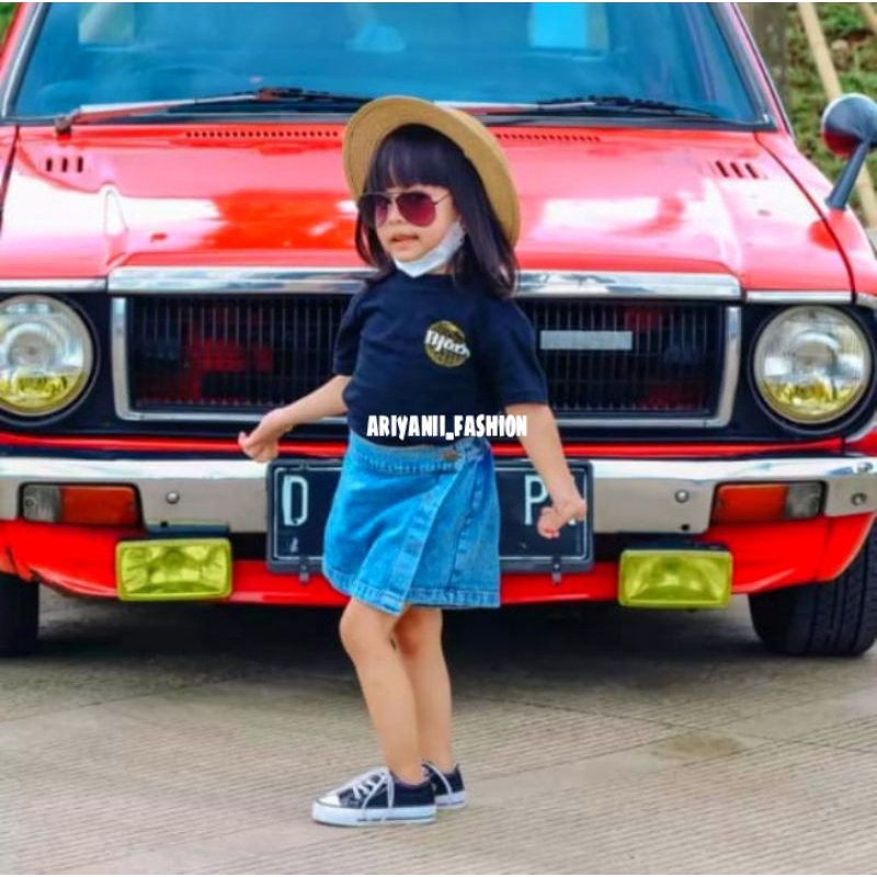 ARN - ROCELA ROK CELANA JEANS ANAK PEREMPUAN MURAH ORIGINAL SNOW WASHED KEKINIAN KULOT PENDEK FASHION BAYI Umur 1 - 7 TAHUN