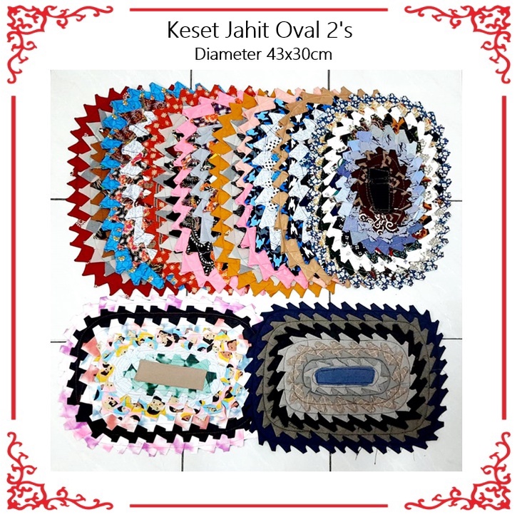 [2pcs] Keset Kain Oval