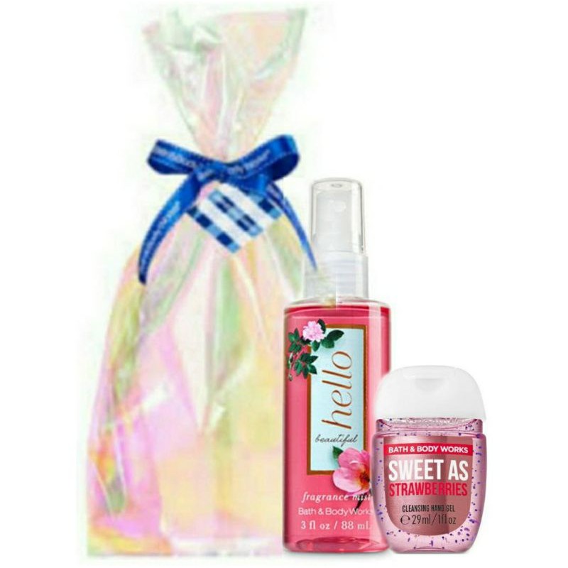 BATH &amp; BODY WORKS BBW TRAVEL SIZE GIFT SET OF 2