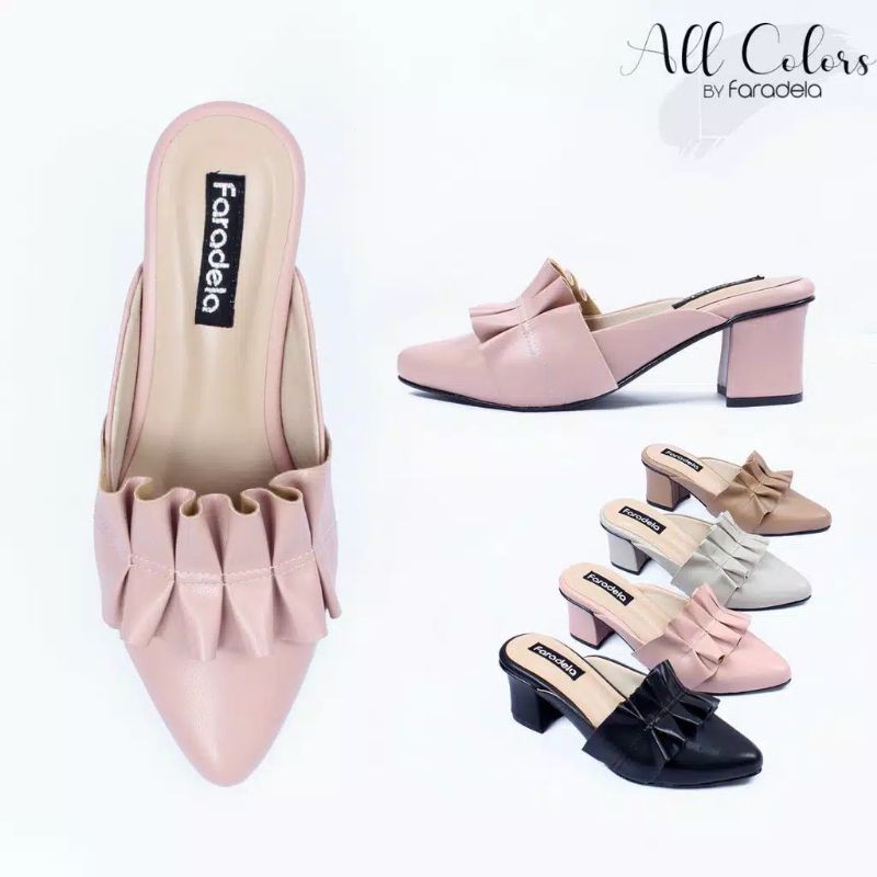 sandal wanita cantik elegant faradela