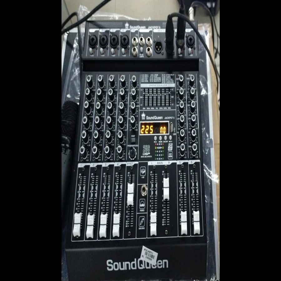 MIXER SOUNDQUEEN JACKPOT 6 - tanyakan stok terlebih dahulu