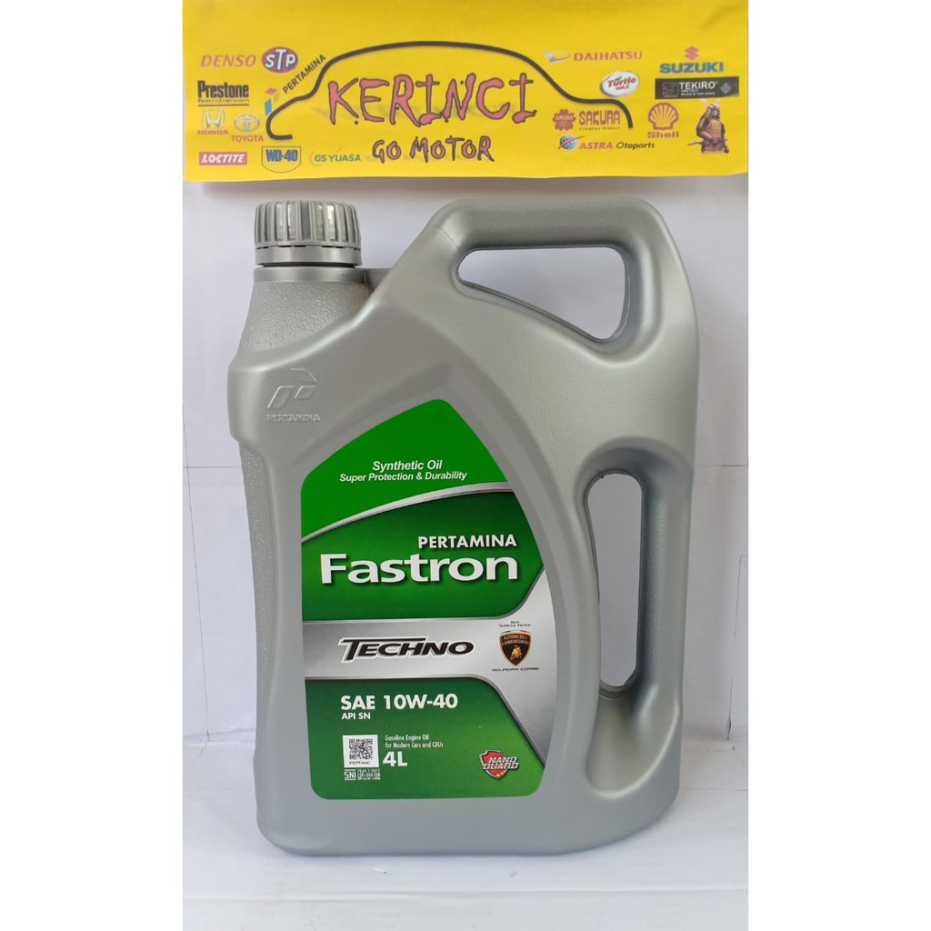 OLI FASTRON SAE 10W-40 4L PERTAMINA - OLI MESIN FASTRON TECHNO 10W-40