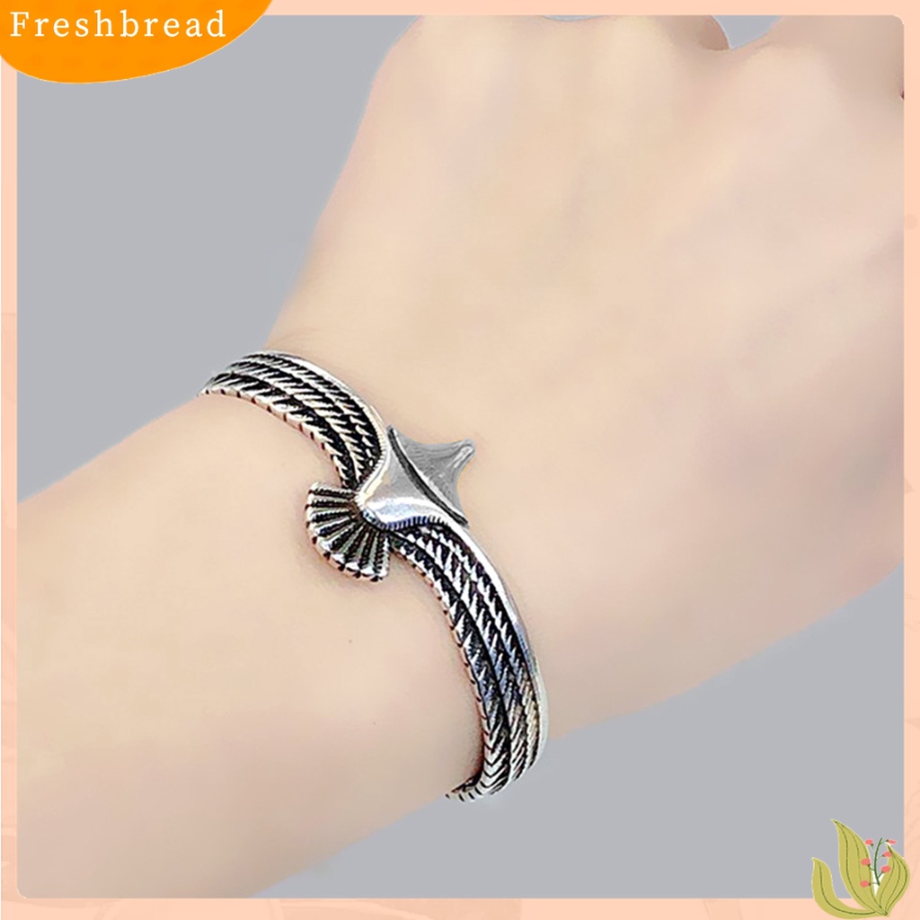 Terlaris Unisex Creative Bracelet Domineering Eagle Shape Open End Bangle Jewelry Gifts